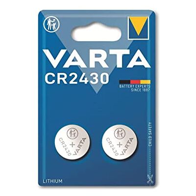 Varta Pile Bouton Lithium CR2430 Blister de 2 - Publicité Varta Pile Bouton Lithium CR2430 Blister de 2 - Publicité