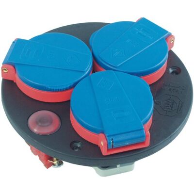 Brennenstuhl 1081090 Noir, Bleu, Rouge - Publicité Brennenstuhl 1081090 Noir, Bleu, Rouge - Publicité
