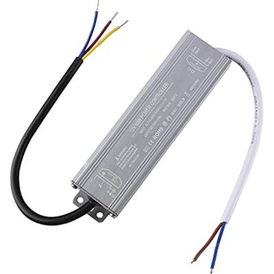 ANYPOWK Alimentation étanche 60 watts pour LED De 110V à 260V AC à 12V DC, adaptée à tout éclairage LED 12V DC - Publicité ANYPOWK Alimentation étanche 60 watts pour LED De 110V à 260V AC à 12V DC, adaptée à tout éclairage LED 12V DC - Publicité