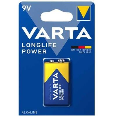 Varta 1 pile 9V 6LR61 4922 - Publicité Varta 1 pile 9V 6LR61 4922 - Publicité