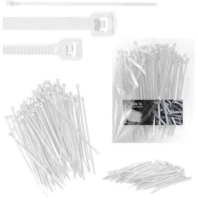 Instalguru 100x Collier de Serrage 2,5 x 120 mm Attache Câble Poignée Serre-Câbles Plastique Nylon Résistante Température UV Autobloquants Industrie Bureau Domicile Extérieur - Publicité Instalguru 100x Collier de Serrage 2,5 x 120 mm Attache Câble Poignée Serre-Câbles Plastique Nylon Résistante Température UV Autobloquants Industrie Bureau Domicile Extérieur - Publicité