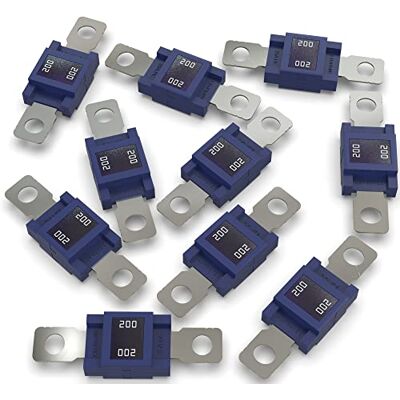 AUPROTEC Fusible Mega à courant élévé/verrouillage à vis 80-500A choix : 200A ampères, bleu, 10 pièces - Publicité AUPROTEC Fusible Mega à courant élévé/verrouillage à vis 80-500A choix : 200A ampères, bleu, 10 pièces - Publicité