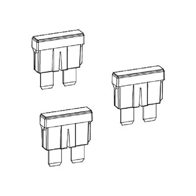 Cardin Sachet de 20 fusibles 4A 15A pour SL1524, SLX1524, SL324 et SLX324 -- - Publicité Cardin Sachet de 20 fusibles 4A 15A pour SL1524, SLX1524, SL324 et SLX324 -- - Publicité