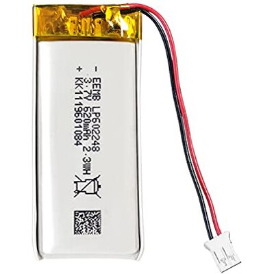 EEMB Batterie Lithium polymère 3,7V 620mAh 602248 Batterie Rechargeable lipo avec connecteur JST avec VXI Blue Parrott vérifier la polarité de l'équipement et du connecteur Avant l'achat - Publicité EEMB Batterie Lithium polymère 3,7V 620mAh 602248 Batterie Rechargeable lipo avec connecteur JST avec VXI Blue Parrott vérifier la polarité de l'équipement et du connecteur Avant l'achat - Publicité