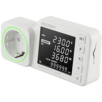 VOLTCRAFT SEM5000 Appareil de mesure des coûts d'énergie, fonction alarme, tarif de courant réglable, fonction enregistreur de données - Publicité VOLTCRAFT SEM5000 Appareil de mesure des coûts d'énergie, fonction alarme, tarif de courant réglable, fonction enregistreur de données - Publicité