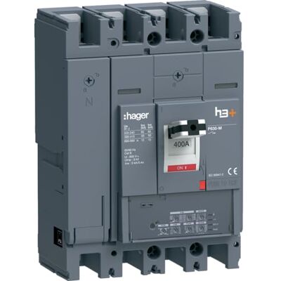 Hager HMW401JR - Disjoncteur 400A avec réglage d'intervention - Publicité Hager HMW401JR - Disjoncteur 400A avec réglage d'intervention - Publicité