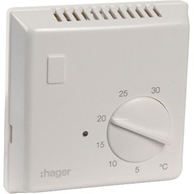 Hager thermostat bi-métal 1o + voyant 25800 - Publicité Hager thermostat bi-métal 1o + voyant 25800 - Publicité