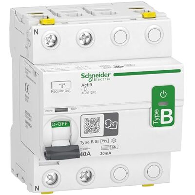 Schneider Electric Schneider Acti9 Iid 2P 40A 30mA B SI - Publicité Schneider Electric Schneider Acti9 Iid 2P 40A 30mA B SI - Publicité