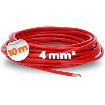 Lapp 4520043 H07V-K 4 mm² Câble de câblage rouge I Câble conducteur flexible en PVC I Cu-blank I Toron 4 mm² - Publicité Lapp 4520043 H07V-K 4 mm² Câble de câblage rouge I Câble conducteur flexible en PVC I Cu-blank I Toron 4 mm² - Publicité