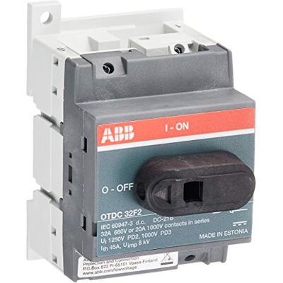 ABB de Entrelec otdc32 F2 – Interrupteur secciónador Solaire - Publicité ABB de Entrelec otdc32 F2 – Interrupteur secciónador Solaire - Publicité