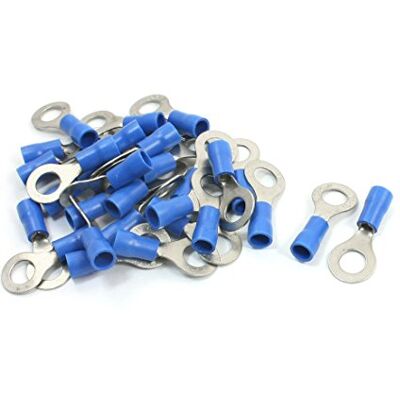 uxcell sourcing map 30 pcs isolé en PVC Ring Terminal câble cosses Bleu Rv2 Chargeur – 6 AWG 16–14 - Publicité uxcell sourcing map 30 pcs isolé en PVC Ring Terminal câble cosses Bleu Rv2 Chargeur – 6 AWG 16–14 - Publicité