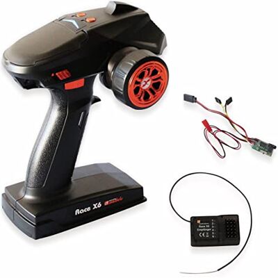Unbekannt DF Models Race X6 Télécommande 5 canaux avec récepteur et interrupteur - Publicité Unbekannt DF Models Race X6 Télécommande 5 canaux avec récepteur et interrupteur - Publicité