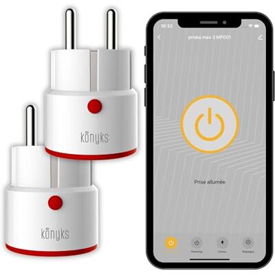 KONYKS Marque Modèle - Interrupteur intelligent Wi-Fi Bluetooth - 2022 - Publicité KONYKS Marque Modèle - Interrupteur intelligent Wi-Fi Bluetooth - 2022 - Publicité