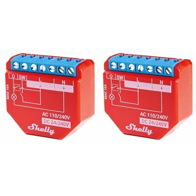 Shelly Plus 1PM - Contrôle sans fil, Mesure de puissance, Bluetooth - Système d'alarme - Publicité Shelly Plus 1PM - Contrôle sans fil, Mesure de puissance, Bluetooth - Système d'alarme - Publicité