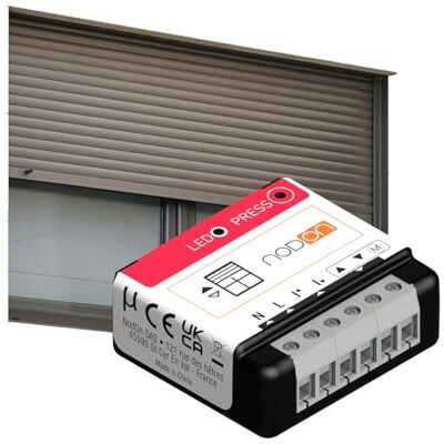 NodOn Zigbee 3.0 Module Volet Roulant Connecté Module Zigbee Volet Roulant Home Assistant avec Autocalibration et Pilotage a Distance Compatible Box Domotique Home Assistant, Jeedom, Z2M, ZHA - Publicité NodOn Zigbee 3.0 Module Volet Roulant Connecté Module Zigbee Volet Roulant Home Assistant avec Autocalibration et Pilotage a Distance Compatible Box Domotique Home Assistant, Jeedom, Z2M, ZHA - Publicité