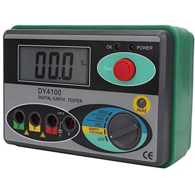 Walfront Testeur de Résistance DY4100 Testeur de Résistance de Terre Physique de Megaohmmètre Mesureur Écran LCD Numérique avec Sac (DY4100 Digital Display) - Publicité Walfront Testeur de Résistance DY4100 Testeur de Résistance de Terre Physique de Megaohmmètre Mesureur Écran LCD Numérique avec Sac (DY4100 Digital Display) - Publicité