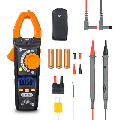 Sonel CMP-402 Pince Amperemetrique Numerique Haute Performance Multimètre AC/VFD avec Mesure de Courant jusqu'à 400A, Tension jusqu'à 1000V, Fréquence, Capacité, et Résistance Écran LCD - Publicité Sonel CMP-402 Pince Amperemetrique Numerique Haute Performance Multimètre AC/VFD avec Mesure de Courant jusqu'à 400A, Tension jusqu'à 1000V, Fréquence, Capacité, et Résistance Écran LCD - Publicité