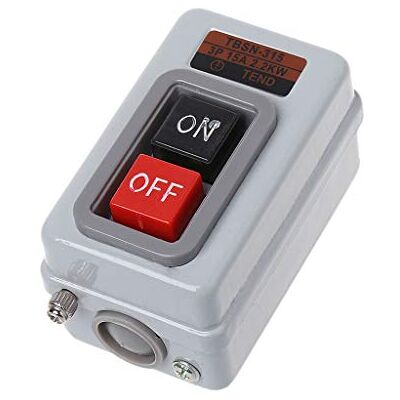 YoungerY TBSN-315 AC 380 V 15 A 2,2 kW Allumage/Arrêt Interrupteur de bouton d'allumage automatique triphasé - Publicité YoungerY TBSN-315 AC 380 V 15 A 2,2 kW Allumage/Arrêt Interrupteur de bouton d'allumage automatique triphasé - Publicité