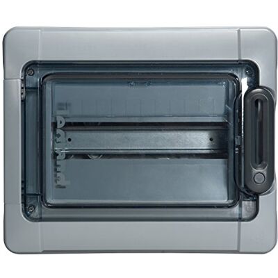 Legrand 001921 Coffret Étanche Plexo avec Embouts à Perforation Directe Prémontés IP65 IK09, 12 Modules, Gris - Publicité Legrand 001921 Coffret Étanche Plexo avec Embouts à Perforation Directe Prémontés IP65 IK09, 12 Modules, Gris - Publicité