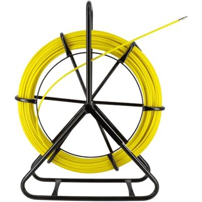 Oxeo Aiguille tire fil sur dévidoir Tire câble électricien Fibre de verre (Longueur 100 m) - Publicité Oxeo Aiguille tire fil sur dévidoir Tire câble électricien Fibre de verre (Longueur 100 m) - Publicité