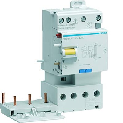 Hager BDC940F - 3P+N - 40A - 30mA - RCD - Publicité Hager BDC940F - 3P+N - 40A - 30mA - RCD - Publicité