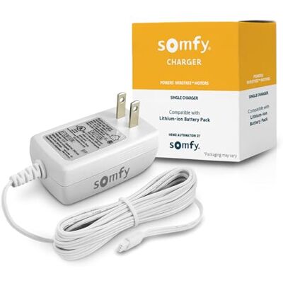 somfy Chargeur Lithium-ION Charge Batterie Li-ION Rechargeable pour Abat-Jour Motorisé, Stores et Stores Puissance Longue Durée pour Baguette de Batterie Chargeur de Batterie #9025166 - Publicité somfy Chargeur Lithium-ION Charge Batterie Li-ION Rechargeable pour Abat-Jour Motorisé, Stores et Stores Puissance Longue Durée pour Baguette de Batterie Chargeur de Batterie #9025166 - Publicité