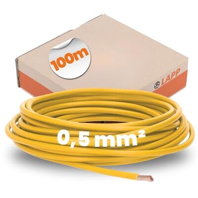 Lapp Fil de câblage H05V-K 4510111 1 x 0.50 mm² Jaune 100 m - Publicité Lapp Fil de câblage H05V-K 4510111 1 x 0.50 mm² Jaune 100 m - Publicité