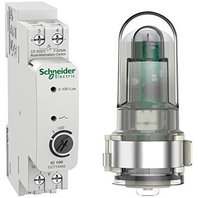 Schneider Electric CCT15482 - Interrupteur crépusculaire - Capteur de Lux réglable - Publicité Schneider Electric CCT15482 - Interrupteur crépusculaire - Capteur de Lux réglable - Publicité