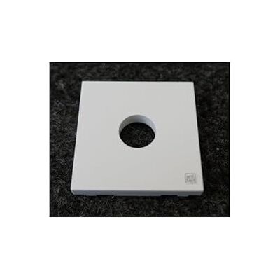 Hager Enjoliveur 1 poste 2 modules blanc pure antibactérien pour prise TV simple série Gallery - Publicité Hager Enjoliveur 1 poste 2 modules blanc pure antibactérien pour prise TV simple série Gallery - Publicité