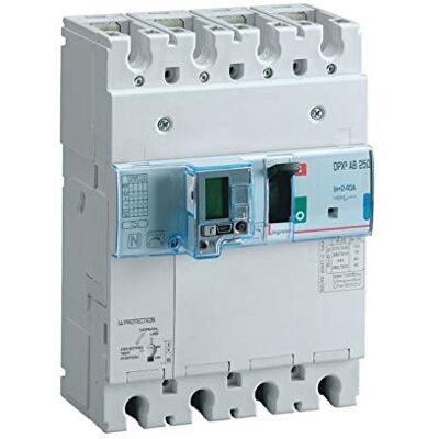 Legrand 420731 Disjoncteur de branchement version Enedis DPX³250AB, différentiel 130A, 4P - Publicité Legrand 420731 Disjoncteur de branchement version Enedis DPX³250AB, différentiel 130A, 4P - Publicité