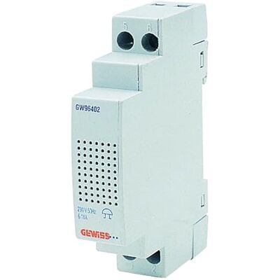 GEWISS SONNERIE 230V 10VA 1 MODULE - Publicité GEWISS SONNERIE 230V 10VA 1 MODULE - Publicité