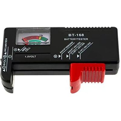 Doyeemei Battery Tester pour AA, AAA, PP3 et piles bouton - Publicité Doyeemei Battery Tester pour AA, AAA, PP3 et piles bouton - Publicité