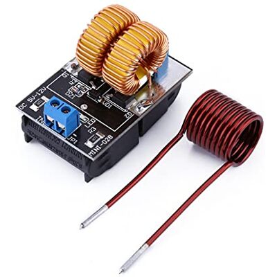 Kadimendium Module de Puissance de Chauffage par Induction ZVS 5V à 12V ZVS Planche de Chauffage par Induction Basse Tension Bobine de Chauffage échelle de Jacob avec Bobine - Publicité Kadimendium Module de Puissance de Chauffage par Induction ZVS 5V à 12V ZVS Planche de Chauffage par Induction Basse Tension Bobine de Chauffage échelle de Jacob avec Bobine - Publicité