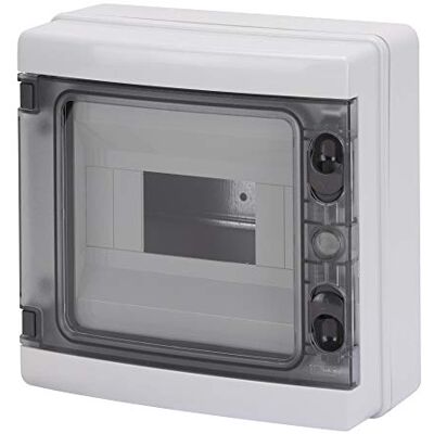GEWISS GW-40102 Centralino Stagno Con Pareti Lisce 8M IP65 - Publicité GEWISS GW-40102 Centralino Stagno Con Pareti Lisce 8M IP65 - Publicité