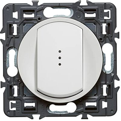 Legrand - Celiane Poussoir a voyant lumineux 6A a encastrer composable blanc - White - Flush-mounted - Electrical switch - Publicité Legrand - Celiane Poussoir a voyant lumineux 6A a encastrer composable blanc - White - Flush-mounted - Electrical switch - Publicité