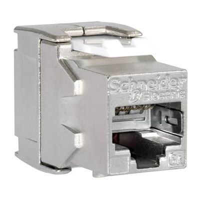 Schneider Electric Fiche RJ45 Actassi STP Catégorie 6A Femelle 3,7 x 2,4 x 1,7 cm Métallique Référence : VDIB1777XB24 - Publicité Schneider Electric Fiche RJ45 Actassi STP Catégorie 6A Femelle 3,7 x 2,4 x 1,7 cm Métallique Référence : VDIB1777XB24 - Publicité