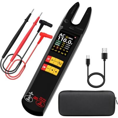 BSIDE U5 Pince Ampèremétrique Ouverte DC AC 600A TRMS Multimètre Numérique Automatique avec 2,8" Grand Écran Couleur Testeur de Tension Courant Fréquence Diode Capacité NCV Fil Électrique - Publicité BSIDE U5 Pince Ampèremétrique Ouverte DC AC 600A TRMS Multimètre Numérique Automatique avec 2,8" Grand Écran Couleur Testeur de Tension Courant Fréquence Diode Capacité NCV Fil Électrique - Publicité