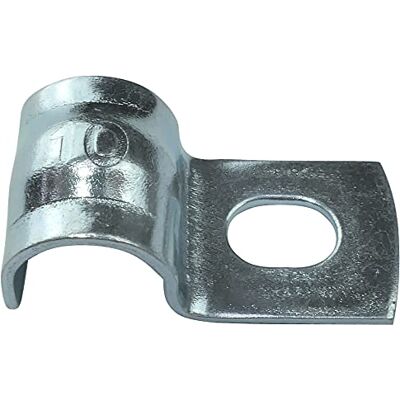 AERZETIX C49776 Lot de 25 attache-câble collier de tuyau en U pour conducteur fil Ø10mm 11x14x28mm en acier zingué patte de fixation latérale - Publicité AERZETIX C49776 Lot de 25 attache-câble collier de tuyau en U pour conducteur fil Ø10mm 11x14x28mm en acier zingué patte de fixation latérale - Publicité