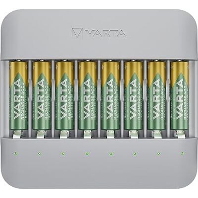 Varta Eco Charger Multi Recycled 8X AA 56816 2100mAh - Publicité Varta Eco Charger Multi Recycled 8X AA 56816 2100mAh - Publicité