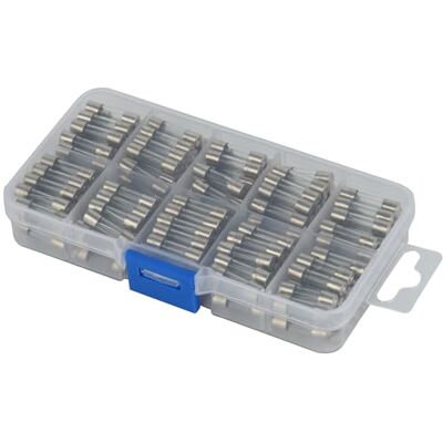 Electraline 61428 Kit de 200 fusibles en verre, 20 pièces chacun pour 0.5A 1A 2A 3A 4A 5A 8A 10A 15A 20A - Publicité Electraline 61428 Kit de 200 fusibles en verre, 20 pièces chacun pour 0.5A 1A 2A 3A 4A 5A 8A 10A 15A 20A - Publicité