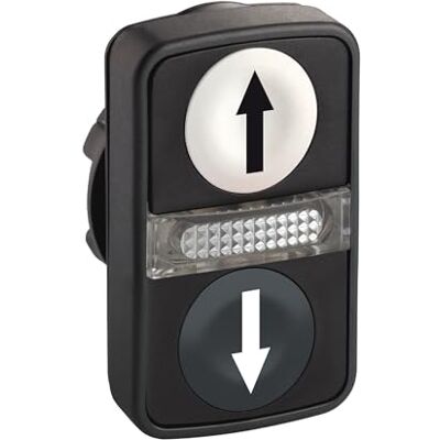 Schneider Electric CABEZA PULS DOBLE LUM BLAN-NEG RR IP66 - Publicité Schneider Electric CABEZA PULS DOBLE LUM BLAN-NEG RR IP66 - Publicité