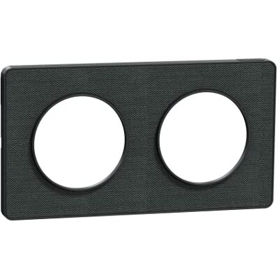 Schneider Electric Odace Touch PLQ Kvadrat Ombre/Ant 2 postes horiz, ou vert, entraxe 71mm S540804KB - Publicité Schneider Electric Odace Touch PLQ Kvadrat Ombre/Ant 2 postes horiz, ou vert, entraxe 71mm S540804KB - Publicité