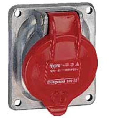 Legrand 052234 Métal Prise Fixe Hypra IP44, 16A, 380V à 415V, 3P+N+T - Publicité Legrand 052234 Métal Prise Fixe Hypra IP44, 16A, 380V à 415V, 3P+N+T - Publicité