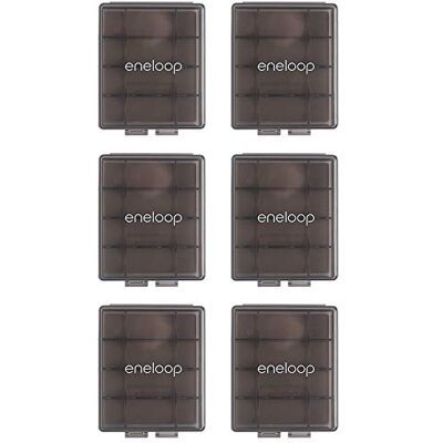 eneloop Panasonic BQ-CASEK6SA Pro Lot de 6 boîtiers de Rangement pour Piles 4AA ou 5AAA Gris Obsidienne - Publicité eneloop Panasonic BQ-CASEK6SA Pro Lot de 6 boîtiers de Rangement pour Piles 4AA ou 5AAA Gris Obsidienne - Publicité