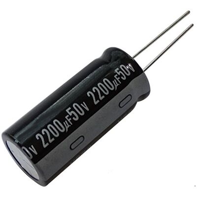 AERZETIX Condensateur Électrolytique Chimique Radial 2200µF ± 20% 50V THT 85°C 2000h Ø16x35.5mm C12739 - Publicité AERZETIX Condensateur Électrolytique Chimique Radial 2200µF ± 20% 50V THT 85°C 2000h Ø16x35.5mm C12739 - Publicité