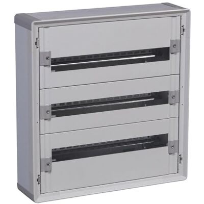 Legrand 401803 Tableau de distribution isolant XL3 160-3 rangées de 24 modules Tout modulaire prêt à l'emploi - Publicité Legrand 401803 Tableau de distribution isolant XL3 160-3 rangées de 24 modules Tout modulaire prêt à l'emploi - Publicité