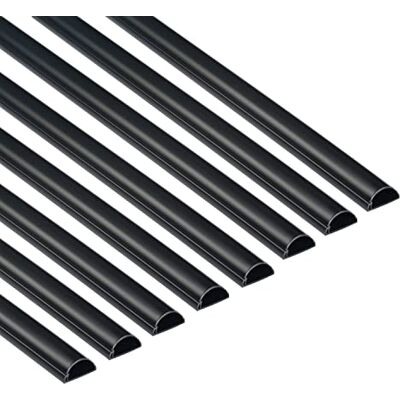 D-line 30x15mm Moulure Décorative en Demi-Cercle, Goulotte Électrique, Cache-Câble 8x 1m Longueurs (8-Meter Multipack) Noir 1D3015B/8 - Publicité D-line 30x15mm Moulure Décorative en Demi-Cercle, Goulotte Électrique, Cache-Câble 8x 1m Longueurs (8-Meter Multipack) Noir 1D3015B/8 - Publicité
