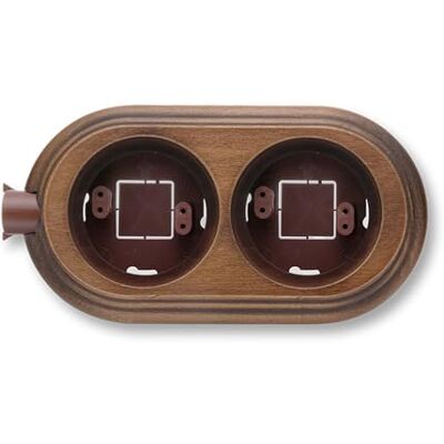 Fontini - Garby - Beech aged - Ø16-20×28mm - Pedestal - Publicité Fontini - Garby - Beech aged - Ø16-20×28mm - Pedestal - Publicité