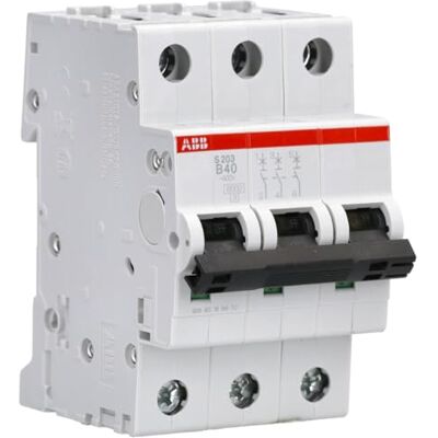 ABB S203-B40- Disjoncteur automatique, 40a - Publicité ABB S203-B40- Disjoncteur automatique, 40a - Publicité