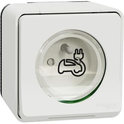 Schneider Electric - MUR39010 - prise de recharge pour véhicules électriques - Publicité Schneider Electric - MUR39010 - prise de recharge pour véhicules électriques - Publicité